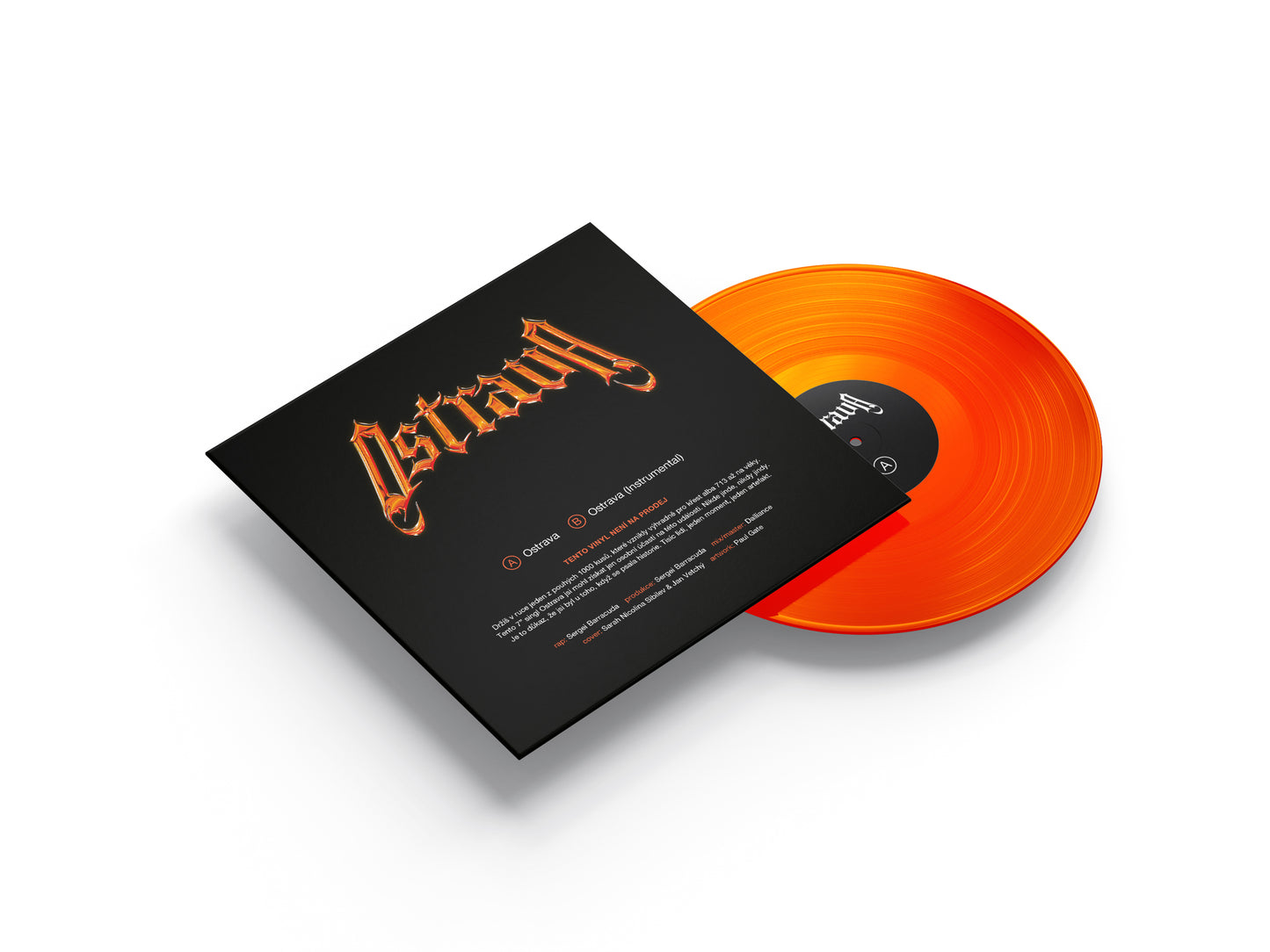 🔥 Limitovaný 7” vinyl – “OSTRAVA” (exkluzivní edice) 🔥